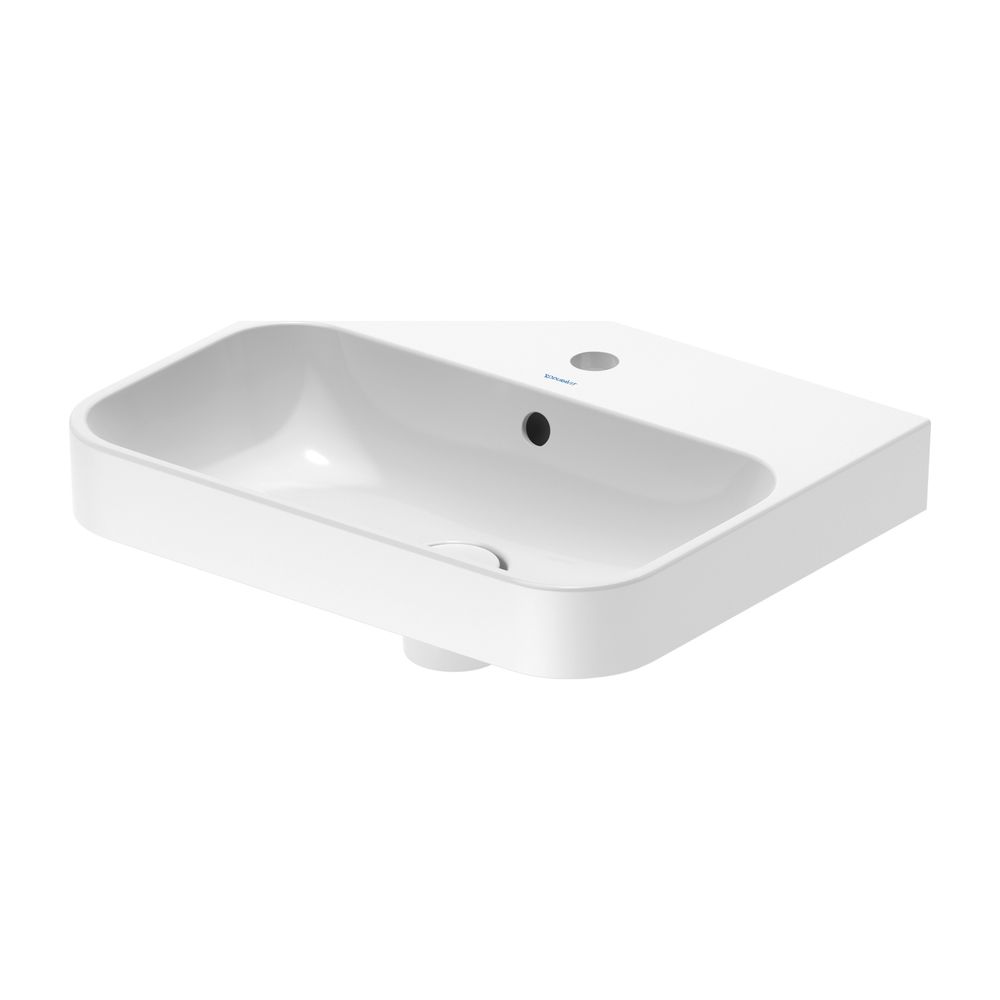 Duravit Happy D.2 Plus Aufsatzbecken 500mm, Weiß Hochglanz, WonderGliss, rechteck... DURAVIT-23605000001 4053424896830 (Abb. 12)
