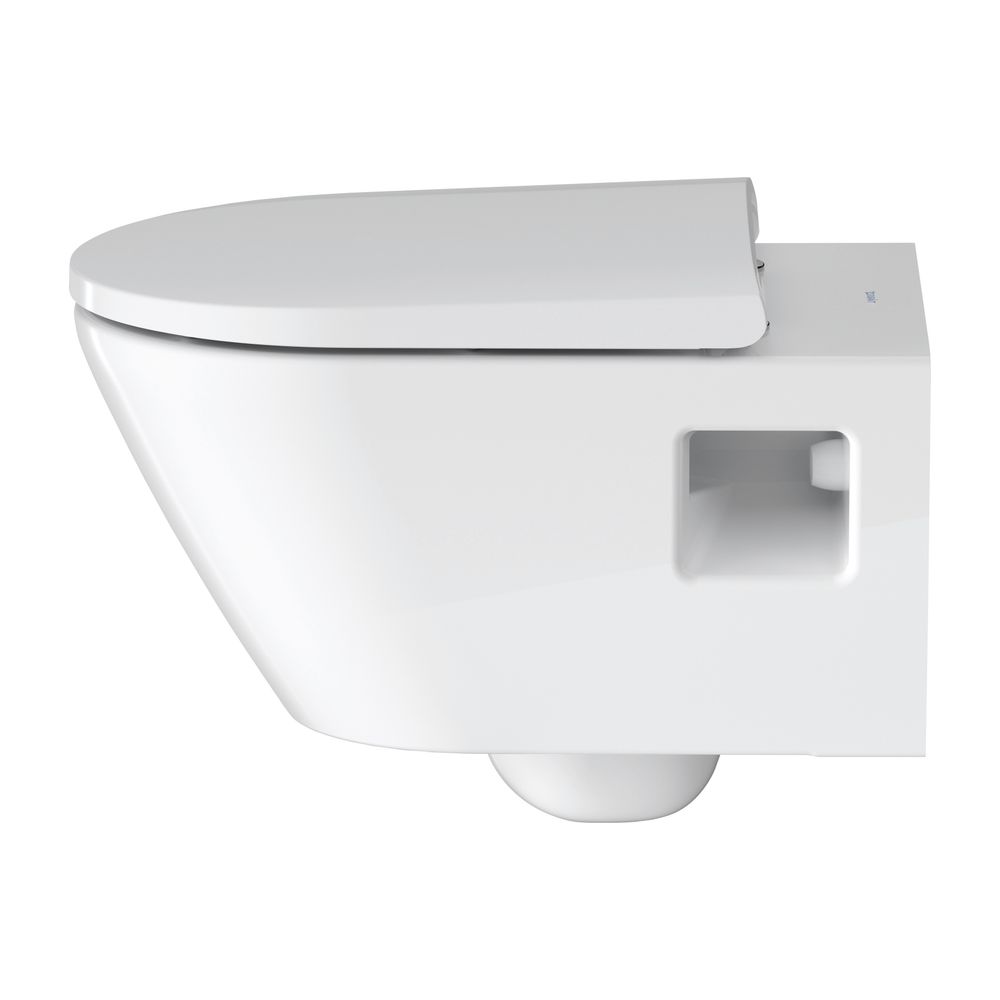 Duravit D-Neo WC-Set wandhäng. Weiß Hochglanz, 4,5l, Tiefspüler, rimless, waagerec... DURAVIT-45780900A1 4063382129178 (Abb. 14)