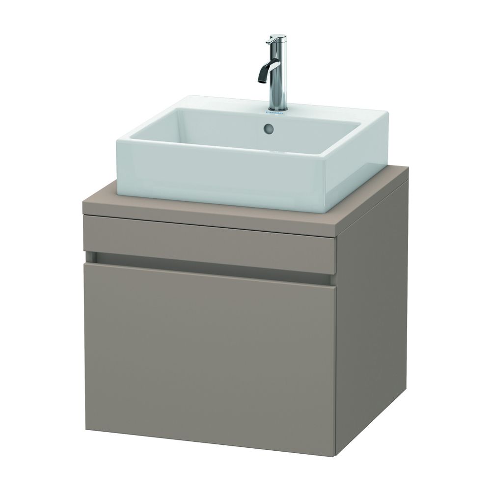 Duravit DuraStyle Konsolenwaschtischunterbau wandh. 548x600x512mm ohne KSP Basalt ... DURAVIT-DS531004343 4053424358444 (Abb. 1)