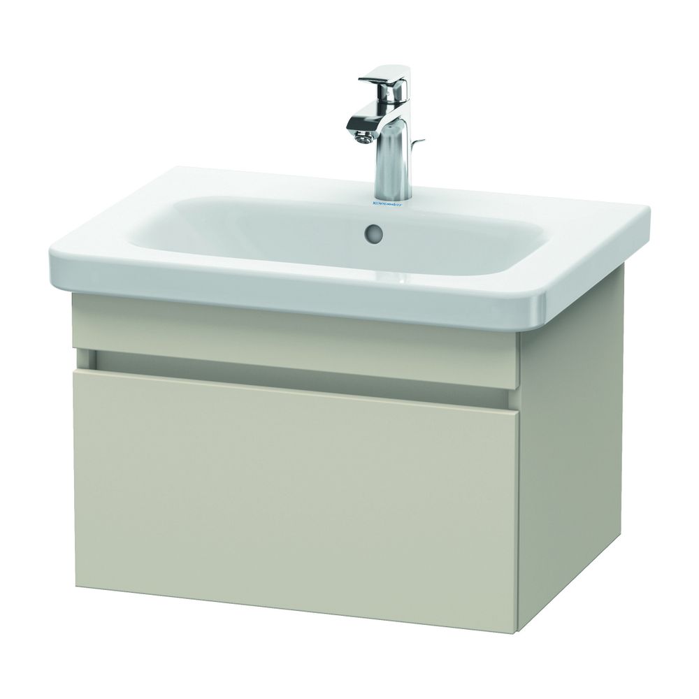 Duravit DuraStyle Waschtischunterbau wandhäng. 448x580x398mm, Taupe Matt, Grifflos... DURAVIT-DS638009191 4053424341156 (Abb. 1)