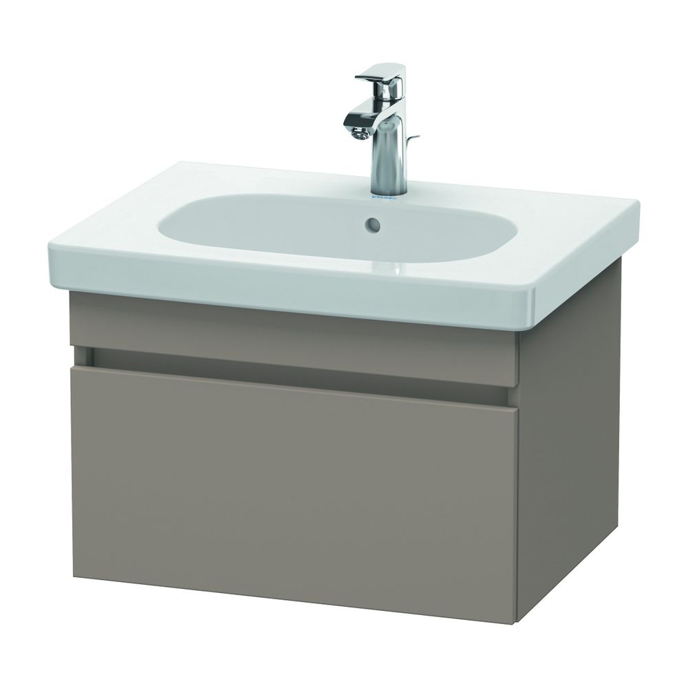 Duravit DuraStyle Waschtischunterbau wandhäng. 453x600x398mm, Basalt Matt, Grifflo... DURAVIT-DS638304343 4021534917837 (Abb. 1)