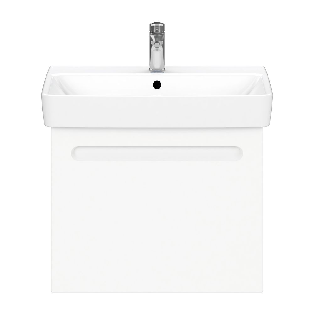 Duravit No.1 Waschtischunterbau wandhängend 426x590x478mm Mattweiß, Folie/Korp... DURAVIT-N14282018180000 4063382218728 (Abb. 5)