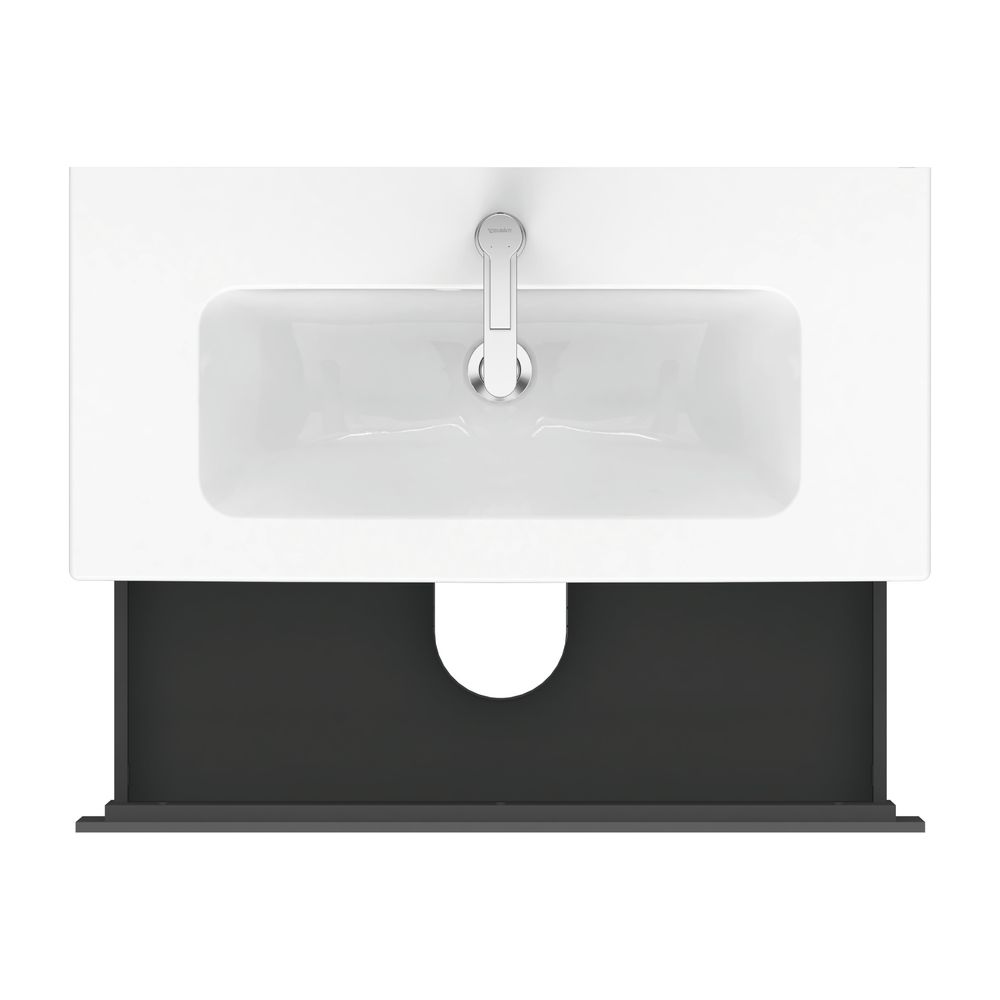 Duravit L-Cube Waschtischunterbau wandh. 391x820x550mm Compact, Graphit Matt, Grif... DURAVIT-LC625704949 4053424452289 (Abb. 2)