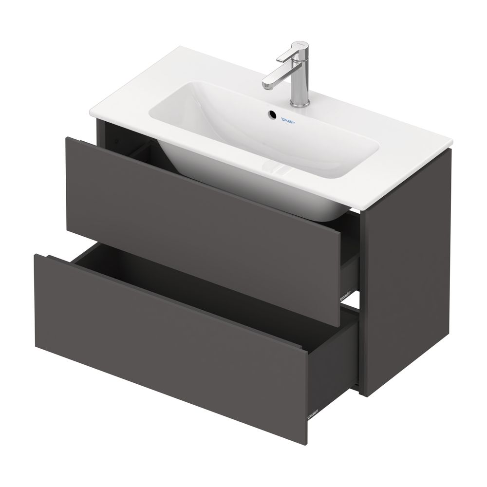 Duravit L-Cube Waschtischunterbau wandh. 391x820x550mm Compact, Graphit Matt, Grif... DURAVIT-LC625704949 4053424452289 (Abb. 6)