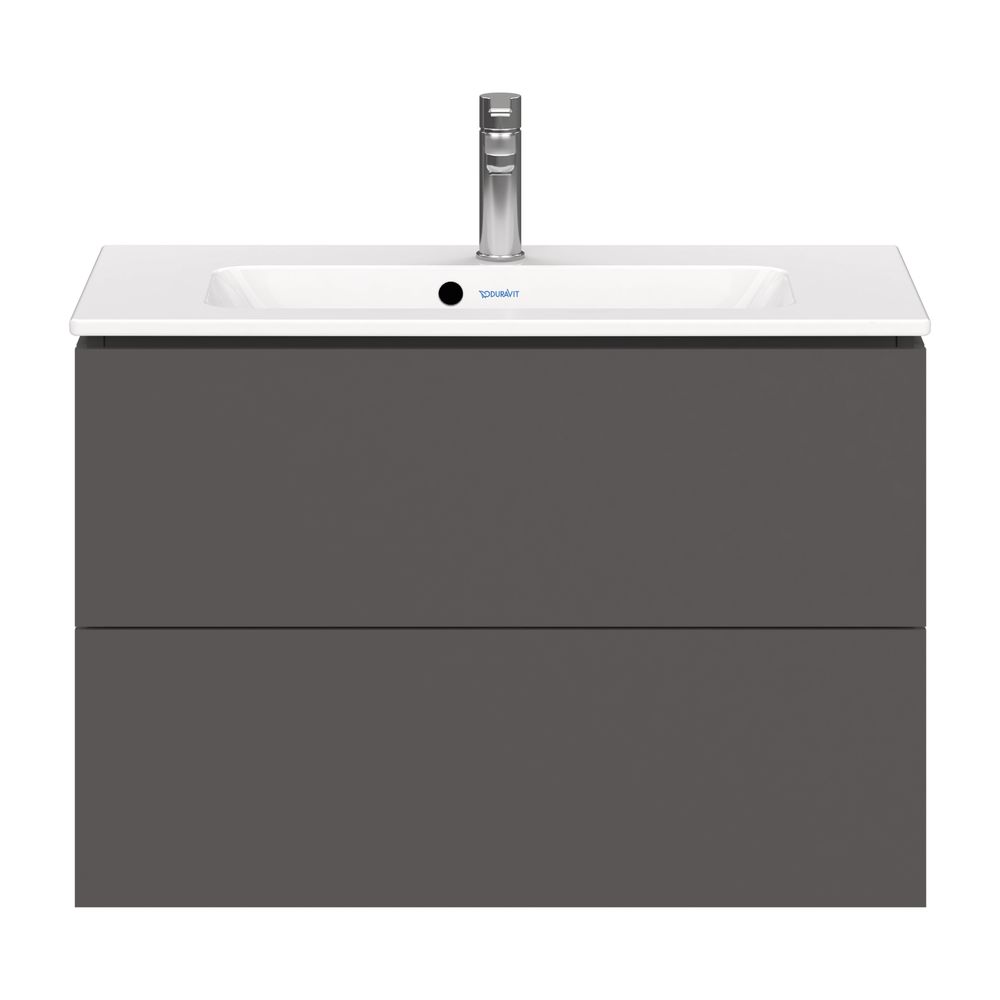 Duravit L-Cube Waschtischunterbau wandh. 391x820x550mm Compact, Graphit Matt, Grif... DURAVIT-LC625704949 4053424452289 (Abb. 7)