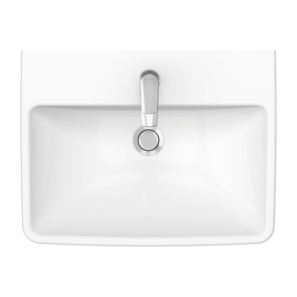 Duravit No.1 Waschtisch 460x600x173mm wandhäng., Weiß Hochglanz, Rechteckig, 1 Was... DURAVIT-2375600000 4063382180179 (Abb. 17)