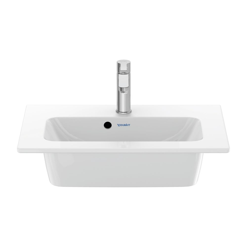 Duravit ME by Starck Waschtisch 400x630x180mm, Compact, Weiß Hochglanz, Rechteckig,... DURAVIT-2342630000 4053424383774 (Abb. 6)
