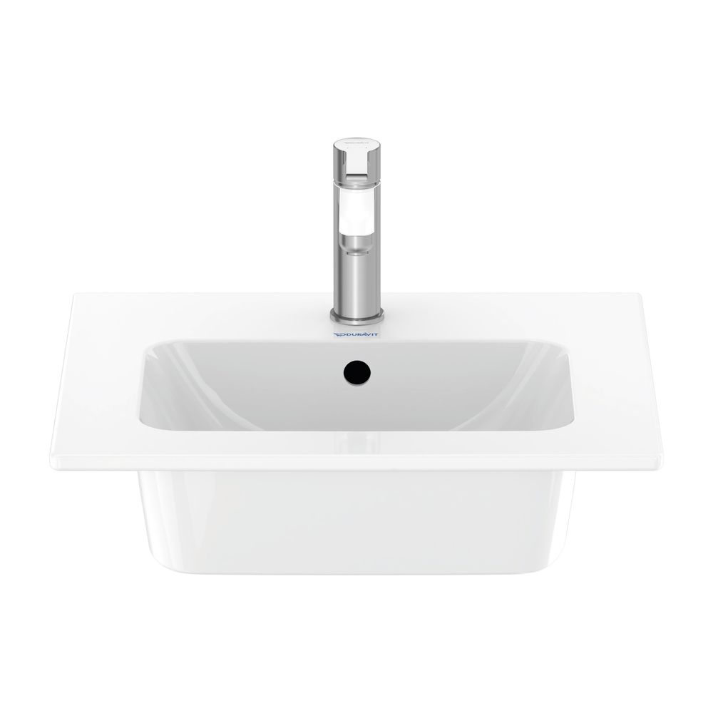 Duravit ME by Starck Waschtisch 430x530x180mm, Weiß Hochglanz, Rechteckig, 1 Wasch... DURAVIT-2336530000 4063382002075 (Abb. 10)