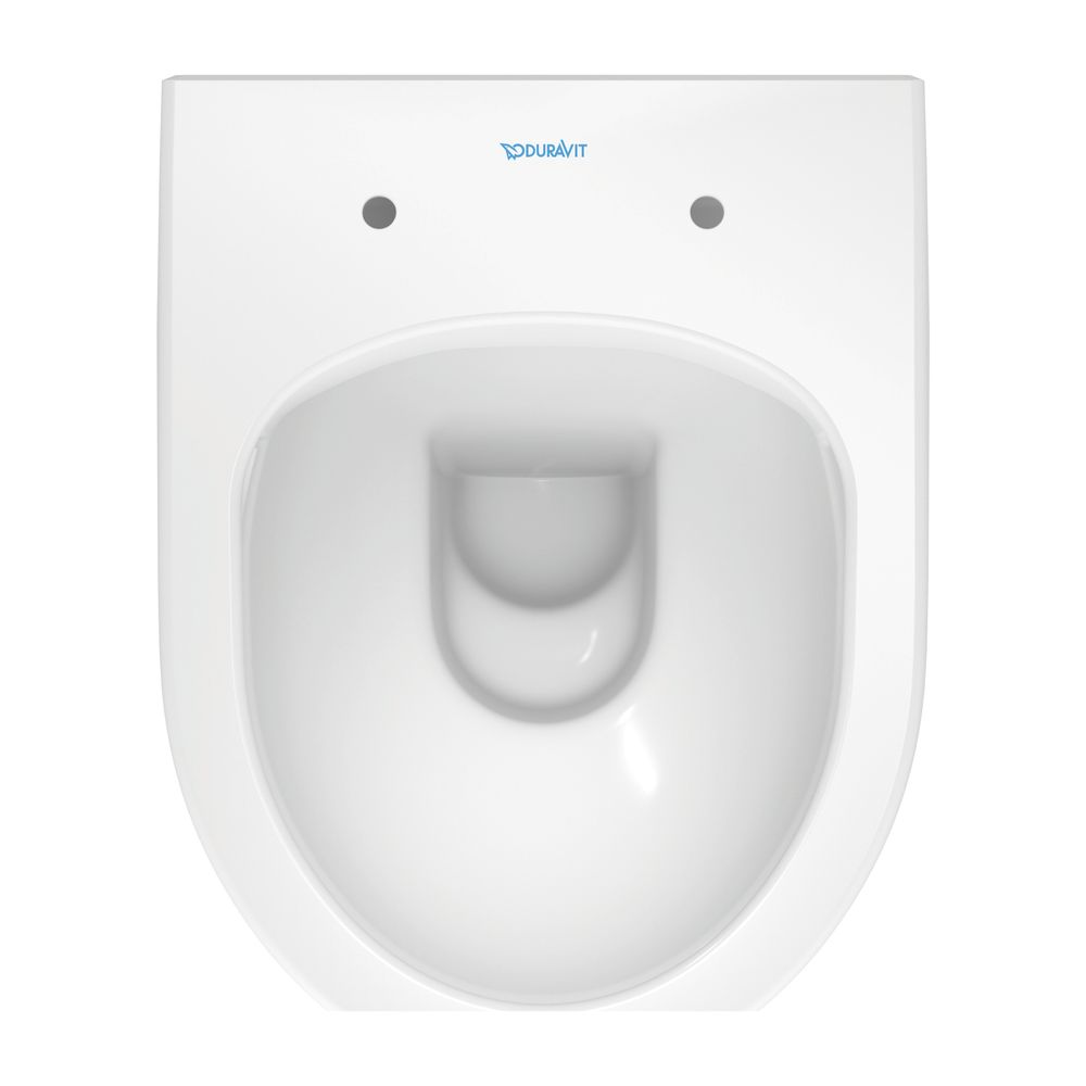 Duravit No.1 WC-Set wandh. Wand-WC, WC-Sitz, Compact, Weiß Hochglanz, Spülrand rim... DURAVIT-45750900A1 4053424912424 (Abb. 15)