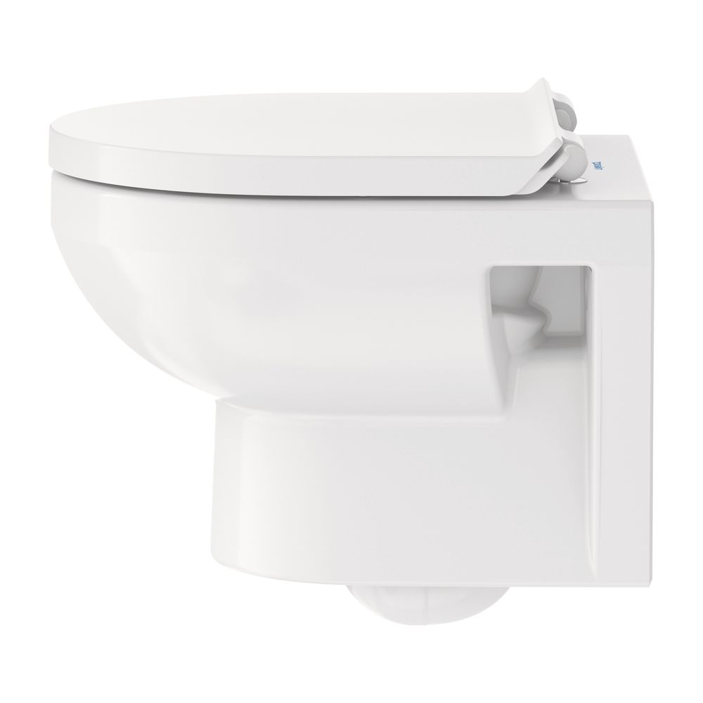 Duravit No.1 WC-Set wandh. Wand-WC, WC-Sitz, Compact, Weiß Hochglanz, Spülrand rim... DURAVIT-45750900A1 4053424912424 (Abb. 14)