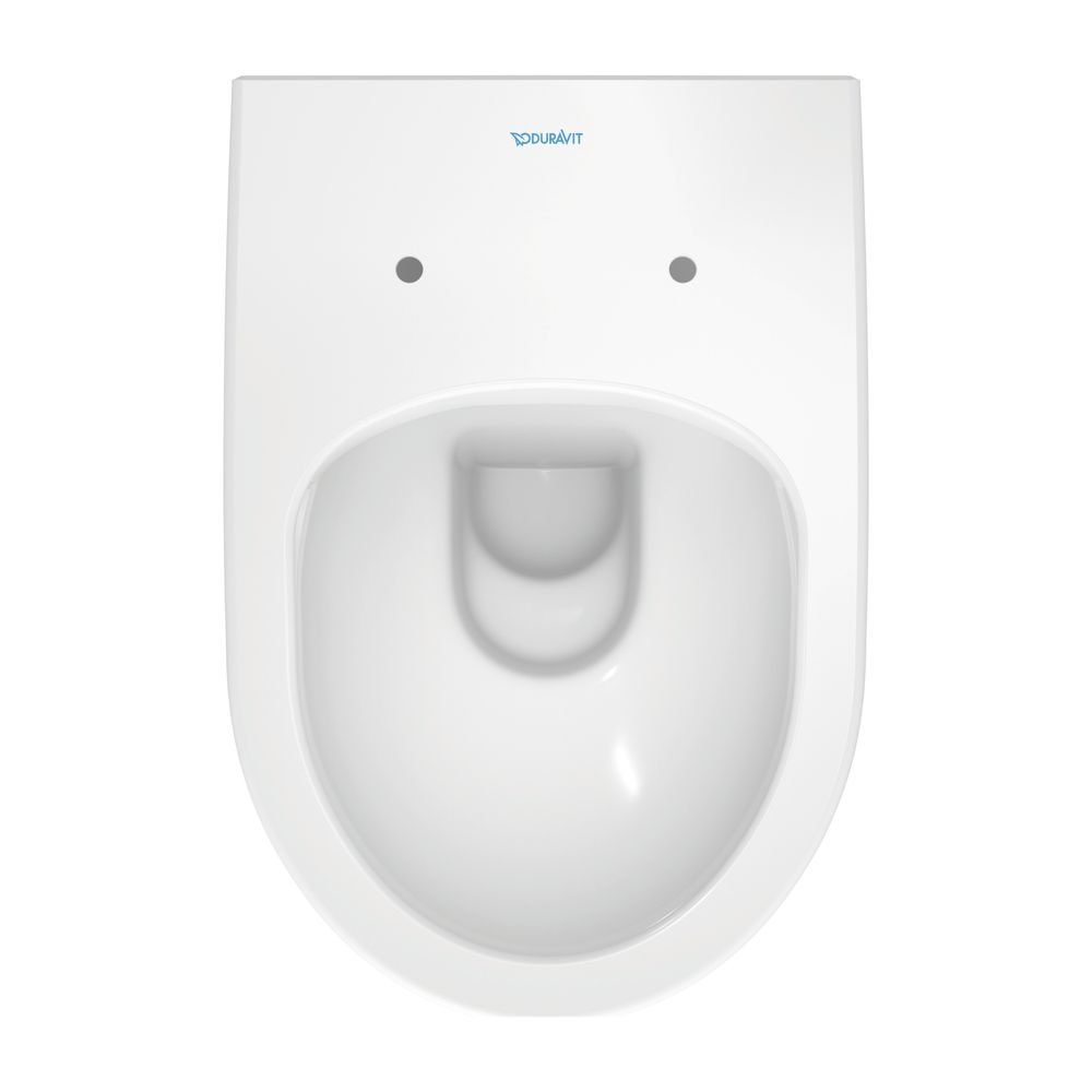 Duravit No.1 WC-Set wandh. Wand-WC, WC-Sitz, Weiß Hochglanz, Spülrand rimless, Abg... DURAVIT-45620900A1 4053424087962 (Abb. 12)