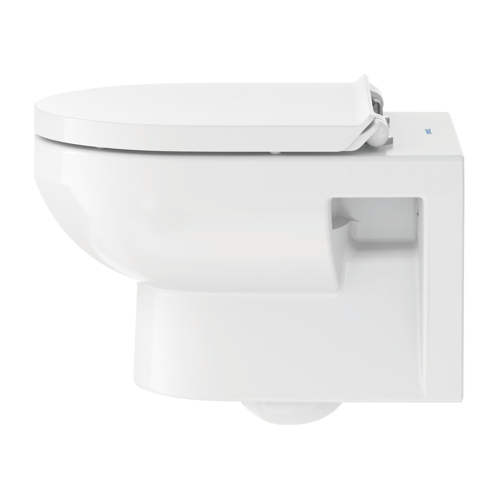 Duravit No.1 WC-Set wandh. Wand-WC, WC-Sitz, Weiß Hochglanz, Spülrand rimless, Abga... DURAVIT-45620900A1 4053424087962 (Abb. 1)