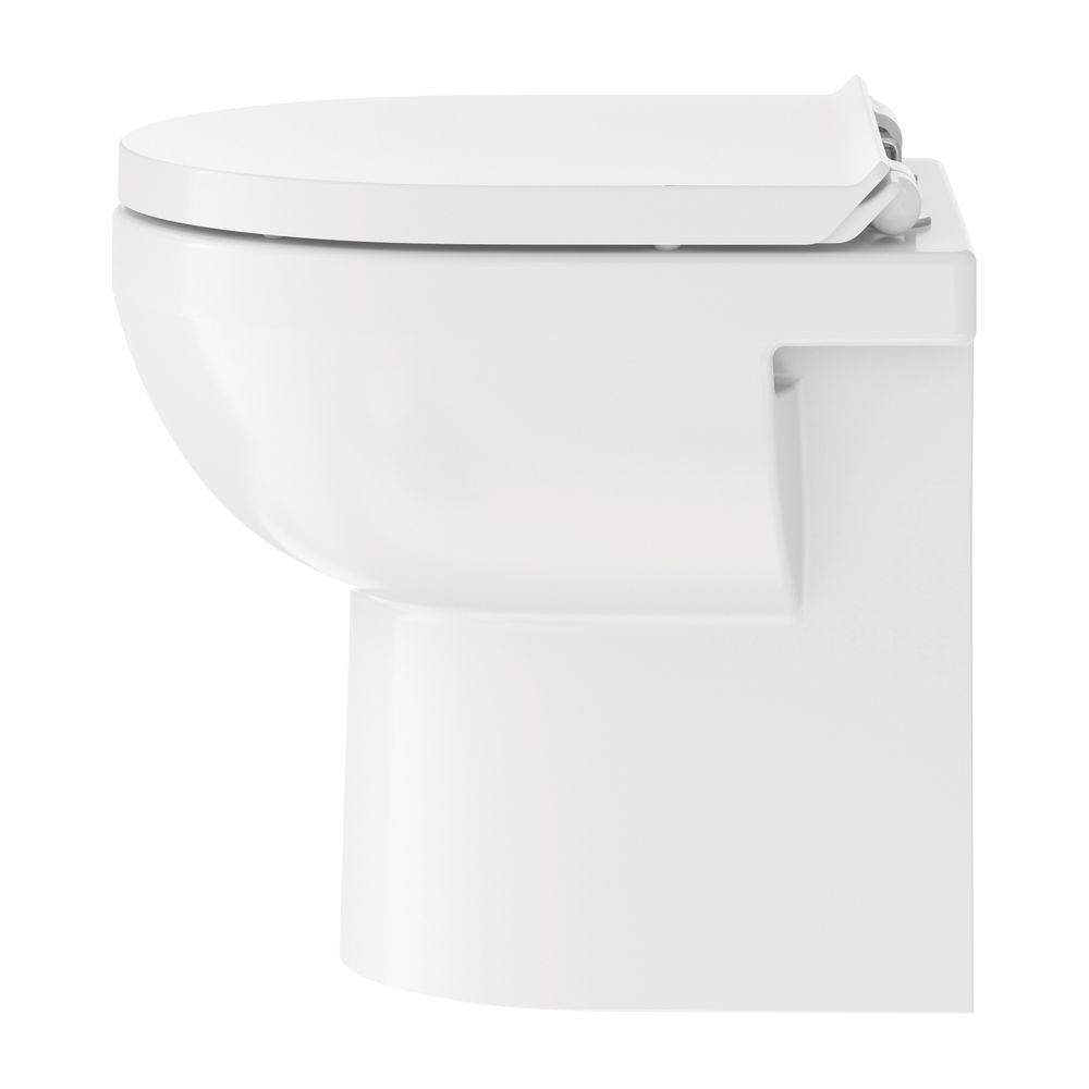 Duravit WC-Set bodenstehend No.1 480x370x465mm, Weiß Hochglanz, Tiefspüler, rimles... DURAVIT-41840900A1 4053424680613 (Abb. 14)