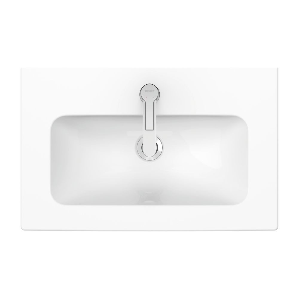 Duravit ME by Starck Waschtisch 400x630x180mm, Compact, Weiß Hochglanz, Rechteckig,... DURAVIT-2342630000 4053424383774 (Abb. 7)