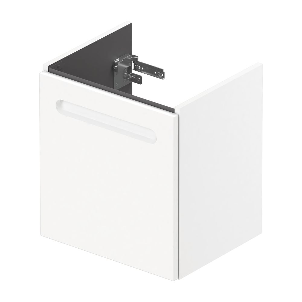 Duravit No.1 Waschtischunterbau wandhängend 386x440x478mm L, Mattweiß, Folie/... DURAVIT-N14267L18180000 4063382802040 (Abb. 13)