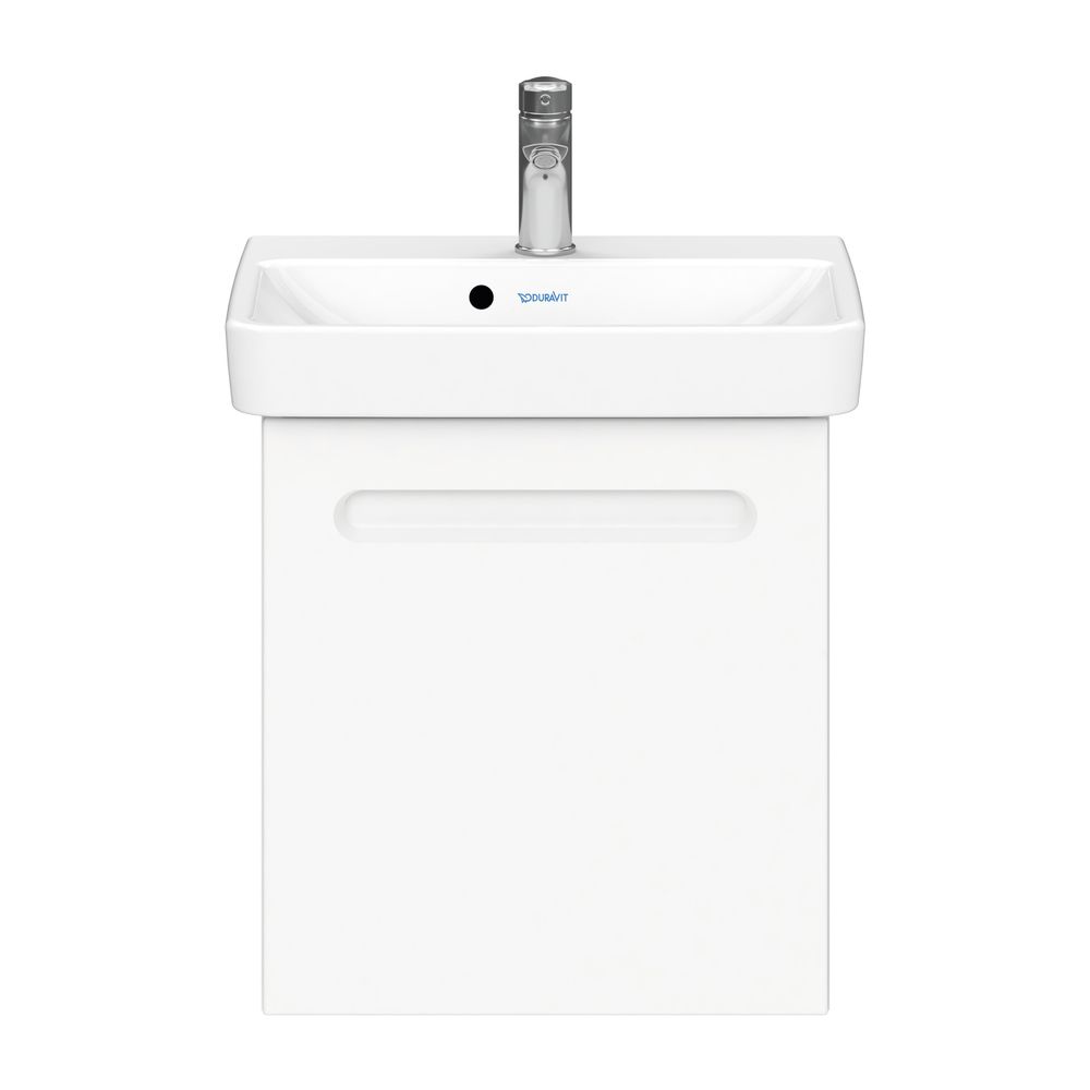 Duravit No.1 Waschtischunterbau wandhängend 386x440x478mm L, Mattweiß, Folie/... DURAVIT-N14267L18180000 4063382802040 (Abb. 11)