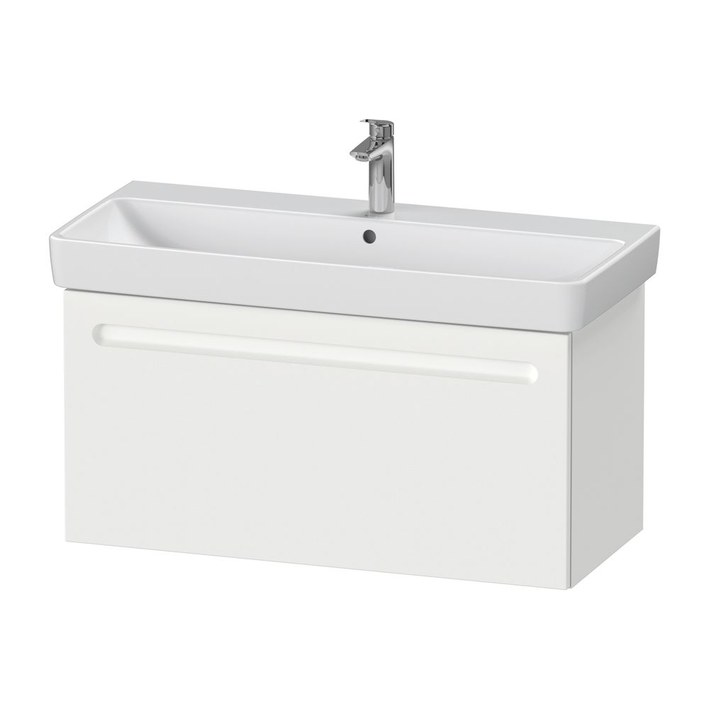 Duravit No.1 Waschtischunterbau wandhängend 426x940x478mm Mattweiß, Folie/Korp... DURAVIT-N14290018180000 4067116005776 (Abb. 1)