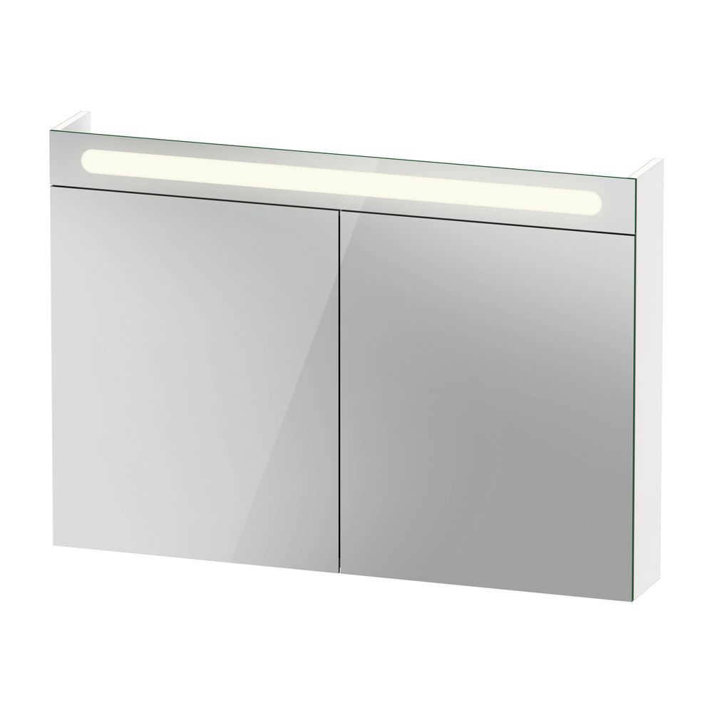Duravit No.1 Spiegelschrank Wandmontage 148x1000x700mm, Weiß, 2 Türen L/R, 2 G... DURAVIT-N17922000000000 4067116005820 (Abb. 1)