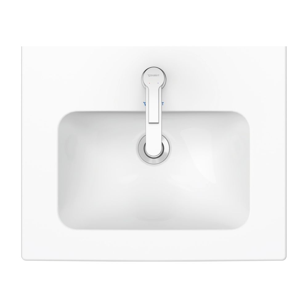 Duravit ME by Starck Waschtisch 430x530x180mm, Weiß Hochglanz, Rechteckig, 1 Wasch... DURAVIT-2336530000 4063382002075 (Abb. 11)