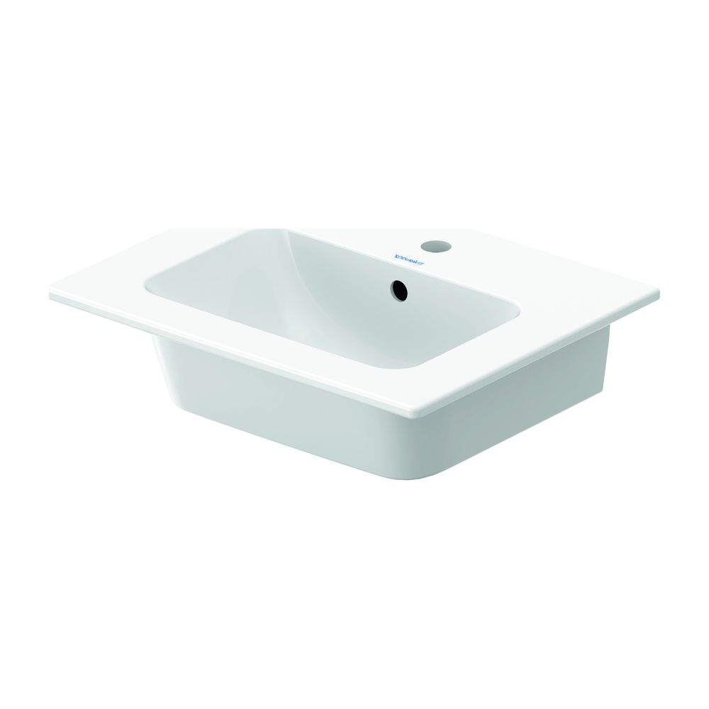 Duravit ME by Starck Waschtisch 430x530x180mm, Weiß Hochglanz, Rechteckig, 1 Wasch... DURAVIT-2336530000 4063382002075 (Abb. 12)