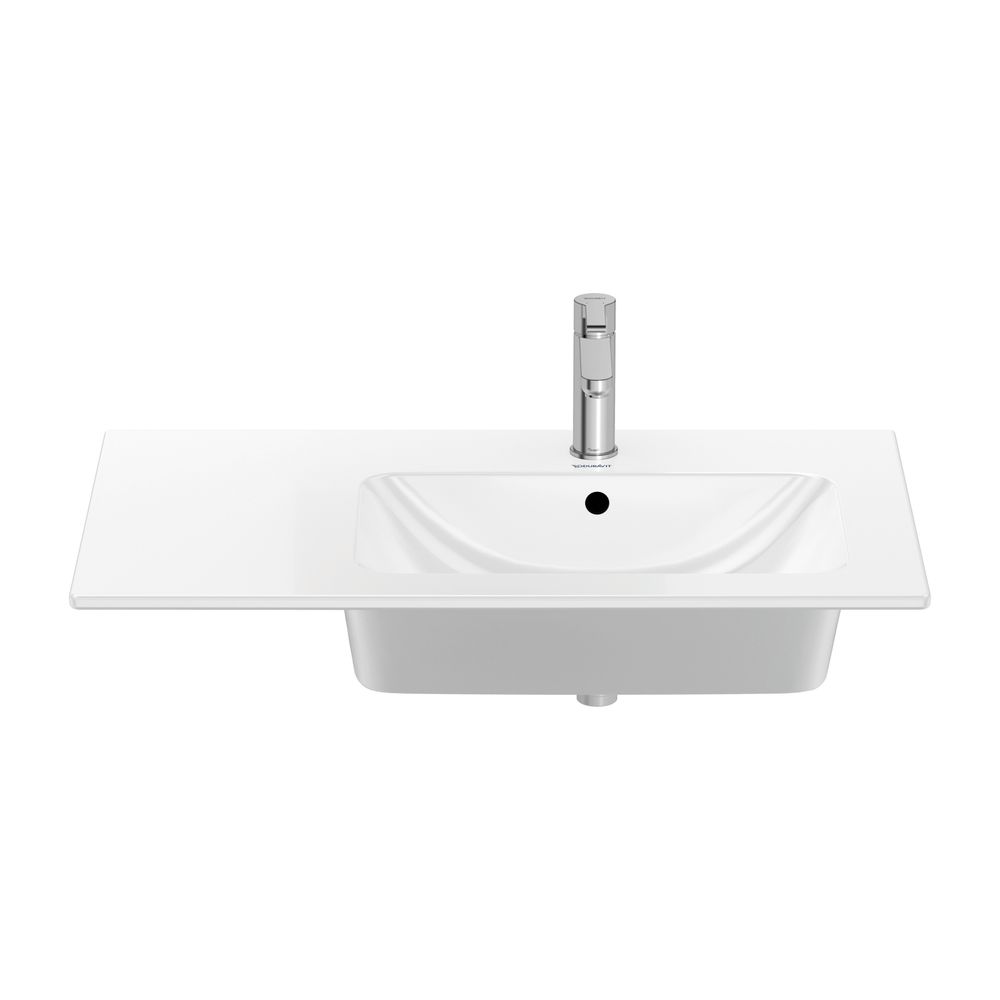 Duravit ME by Starck Waschtisch 490x830x180mm, Weiß Hochglanz, Rechteckig, 1 Waschp... DURAVIT-2346830000 4053424505084 (Abb. 9)