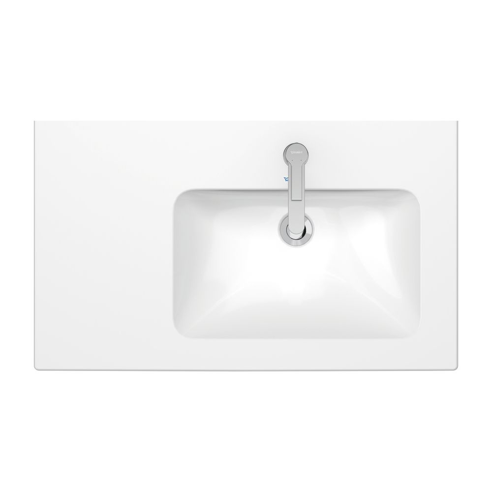 Duravit ME by Starck Waschtisch 490x830x180mm, Weiß Hochglanz, Rechteckig, 1 Wasch... DURAVIT-2346830000 4053424505084 (Abb. 10)