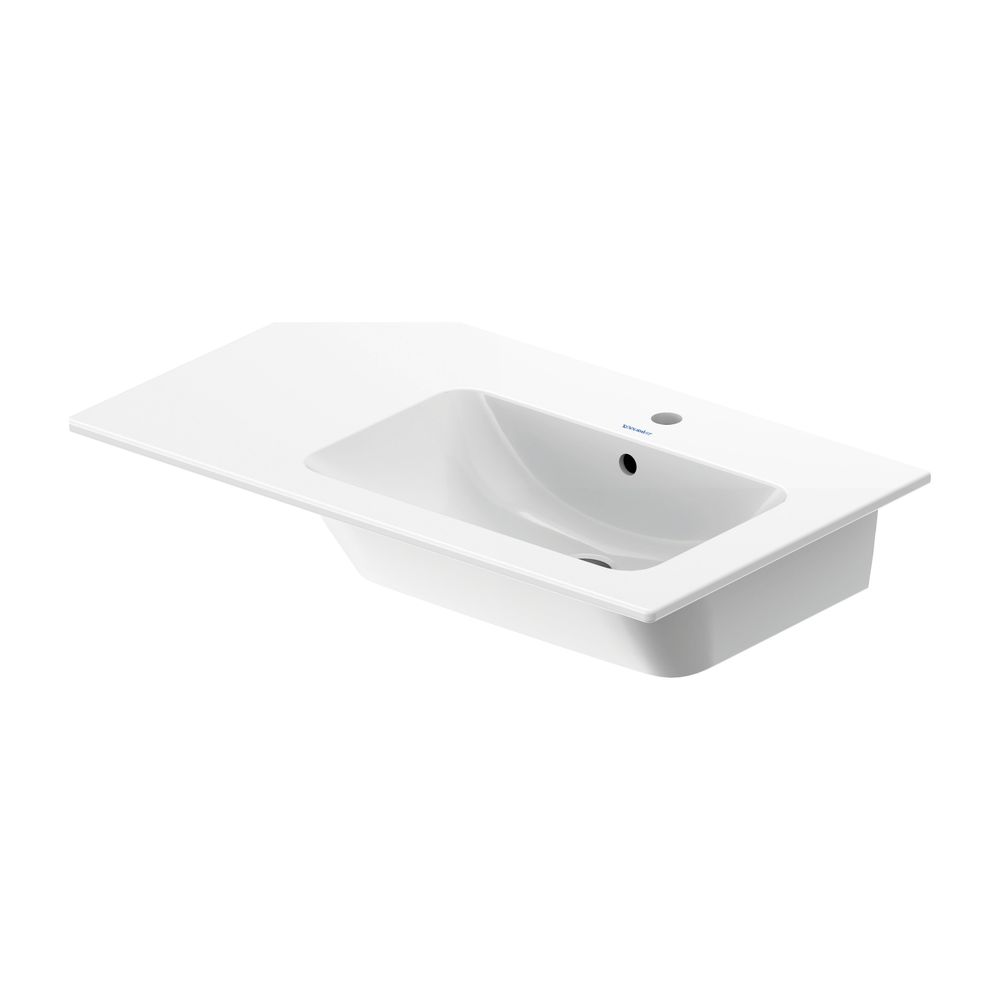 Duravit ME by Starck Waschtisch 490x830x180mm, Weiß Hochglanz, Rechteckig, 1 Wasch... DURAVIT-2346830000 4053424505084 (Abb. 11)
