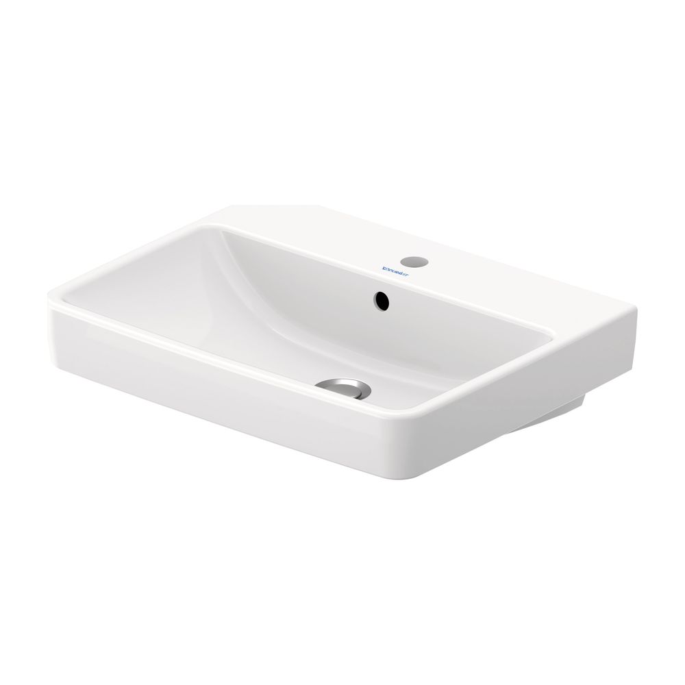 Duravit No.1 Waschtisch 460x600x173mm wandhäng., Weiß Hochglanz, Rechteckig, 1 Was... DURAVIT-2375600000 4063382180179 (Abb. 18)