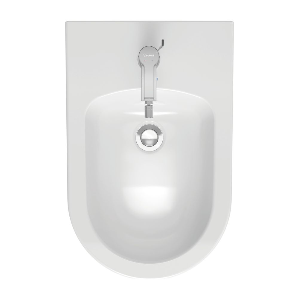 Duravit ME by Starck Wandbidet 570x370x295mm, Weiß Hochglanz, 1 HL, HLB, Überlauf,... DURAVIT-2288150000 4021534966699 (Abb. 14)