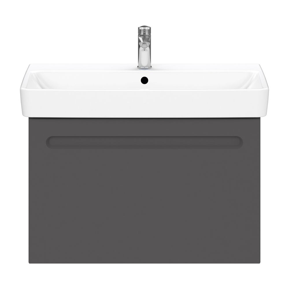 Duravit No.1 Waschtischunterbau wandhängend 426x740x478mm Graphit Matt, Folie/... DURAVIT-N14283049490000 4063382218773 (Abb. 5)