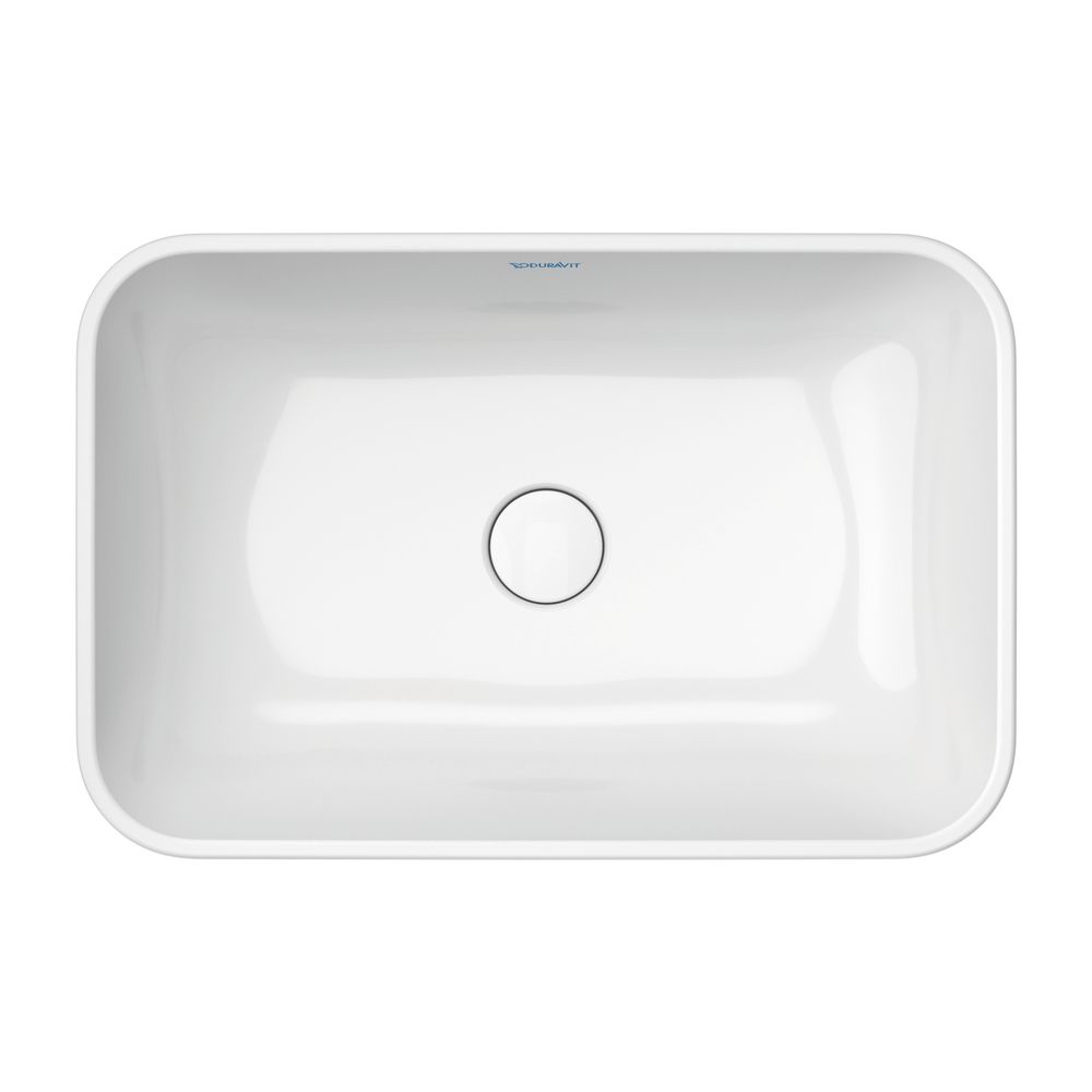 Duravit Happy D.2 Plus Aufsatzbecken 600mm, Weiß Hochglanz/Anthrazit Matt, WonderG... DURAVIT-23596061001 4053424896823 (Abb. 8)