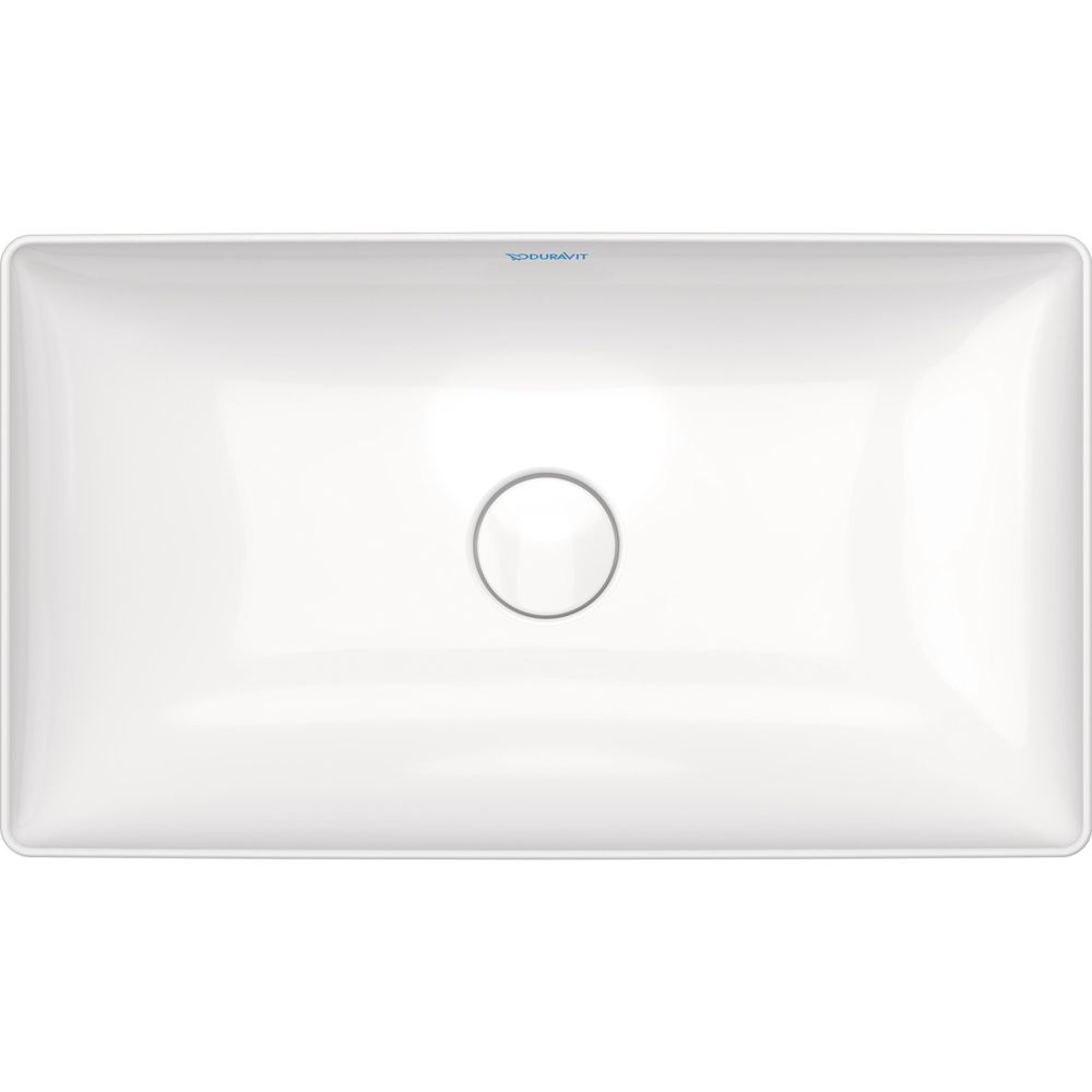 Duravit DuraSquare Aufsatzbecken 600mm, Weiß Hochglanz, DuraCeram, Rechteckig, ohne... DURAVIT-2355600000 4053424324333 (Abb. 7)