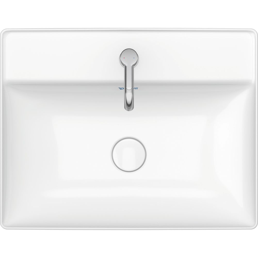 Duravit DuraSquare Aufsatzbecken 600mm, Weiß Hochglanz, DuraCeram, Rechteckig, mit ... DURAVIT-2354600041 4053424151212 (Abb. 9)
