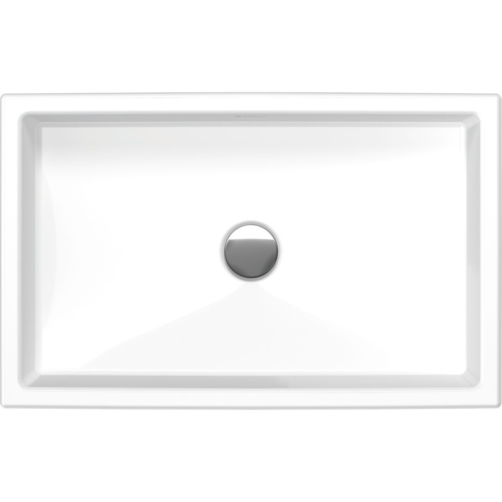 Duravit Vero Air Aufsatzbecken 600mm, Weiß Hochglanz, Rechteckig, ohne Überlauf und... DURAVIT-2351600000 4053424139272 (Abb. 6)