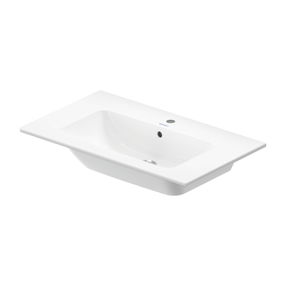 Duravit ME by Starck Waschtisch 490x830x180mm, Weiß Hochglanz, Rechteckig, 1 Wasch... DURAVIT-2336830000 4021534966538 (Abb. 48)