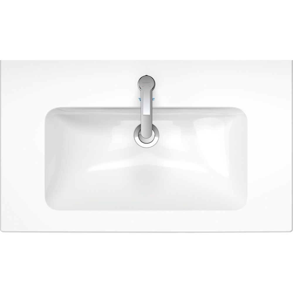 Duravit ME by Starck Waschtisch 490x830x180mm, Weiß Hochglanz, Rechteckig, 1 Wasch... DURAVIT-2336830000 4021534966538 (Abb. 47)