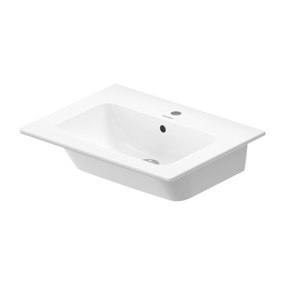 Duravit ME by Starck Waschtisch 490x630x180mm, Weiß Hochglanz, Rechteckig, 1 Wasch... DURAVIT-2336630000 4053424052014 (Abb. 16)