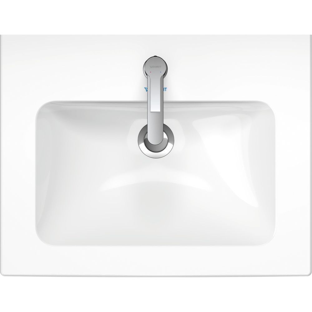 Duravit ME by Starck Waschtisch 490x630x180mm, Weiß Hochglanz, Rechteckig, 1 Wasch... DURAVIT-2336630000 4053424052014 (Abb. 15)