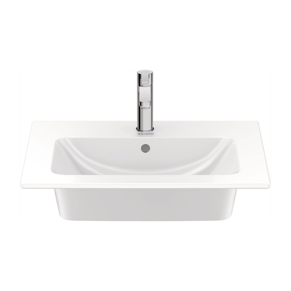 Duravit ME by Starck Waschtisch 490x630x180mm, Weiß Hochglanz, Rechteckig, 1 Wasch... DURAVIT-2336630000 4053424052014 (Abb. 14)
