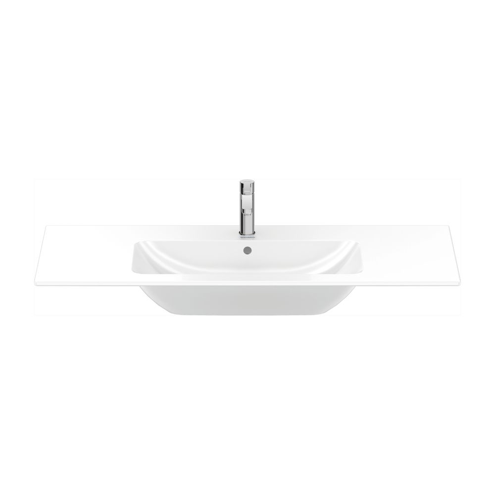 Duravit ME by Starck Waschtisch 490x1230x180mm WonderGliss Weiß Hochglanz, Rechte... DURAVIT-23361200001 4053424052076 (Abb. 11)