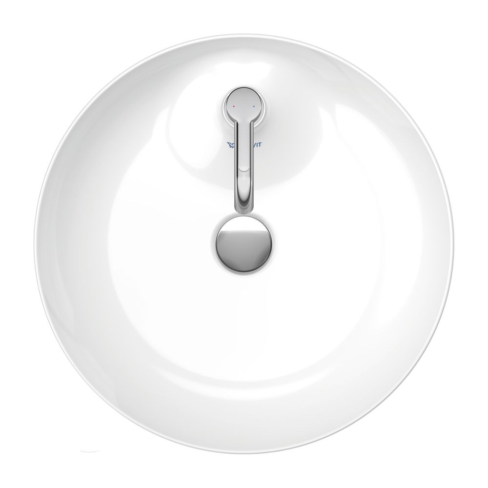 Duravit Cape Cod Aufsatzbecken 480mm, Weiß Hochglanz, DuraCeram, rund, ohne Überla... DURAVIT-2328480000 4021534955341 (Abb. 21)