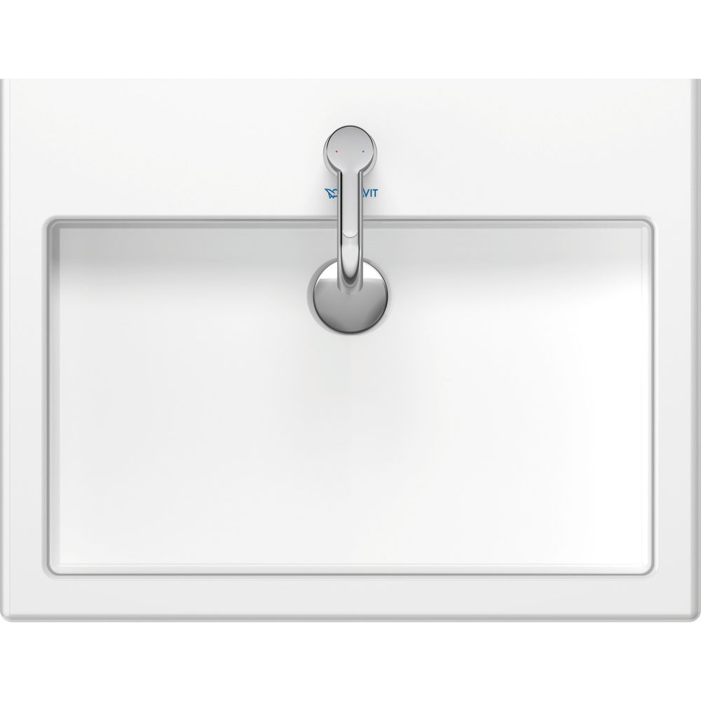 Duravit Vero Waschtisch 470x600x165mm mit HLB Aufsatz, Weiß Hochglanz, Rechteckig, ... DURAVIT-0454600027 4021534285837 (Abb. 3)