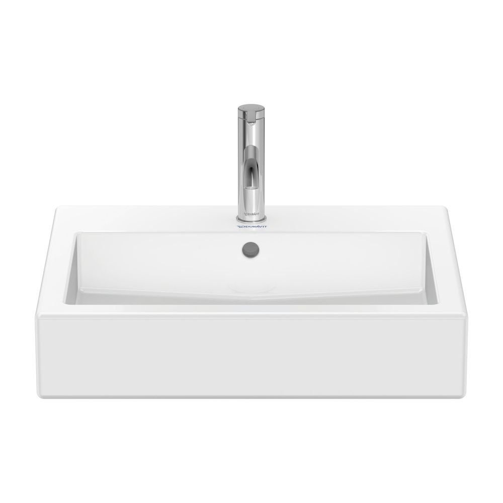 Duravit Vero Waschtisch 470x600x165mm mit HLB Aufsatz, Weiß Hochglanz, Rechteckig, ... DURAVIT-0454600027 4021534285837 (Abb. 2)