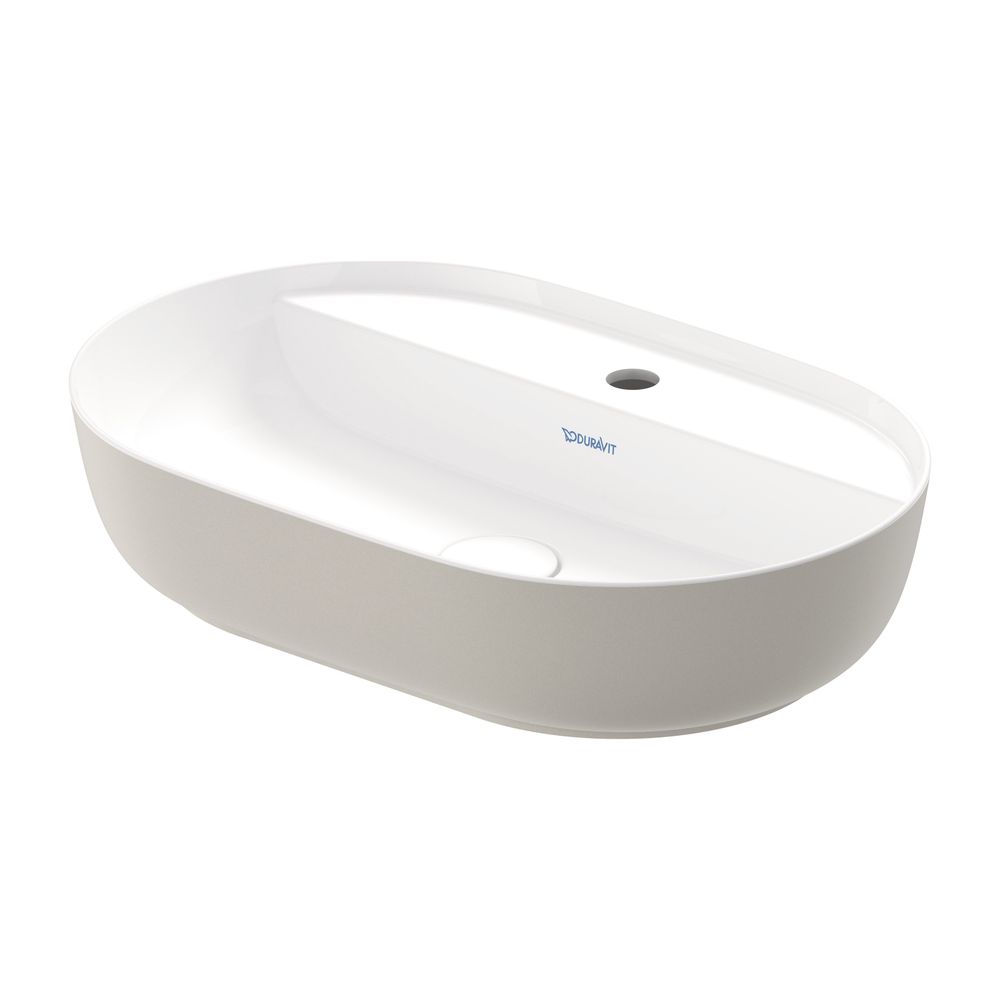 Duravit Luv Aufsatzbecken 600mm Weiß Hochglanz/Grau Seidenmatt WonderGliss DuraCer... DURAVIT-03806023001 4053424442402 (Abb. 5)