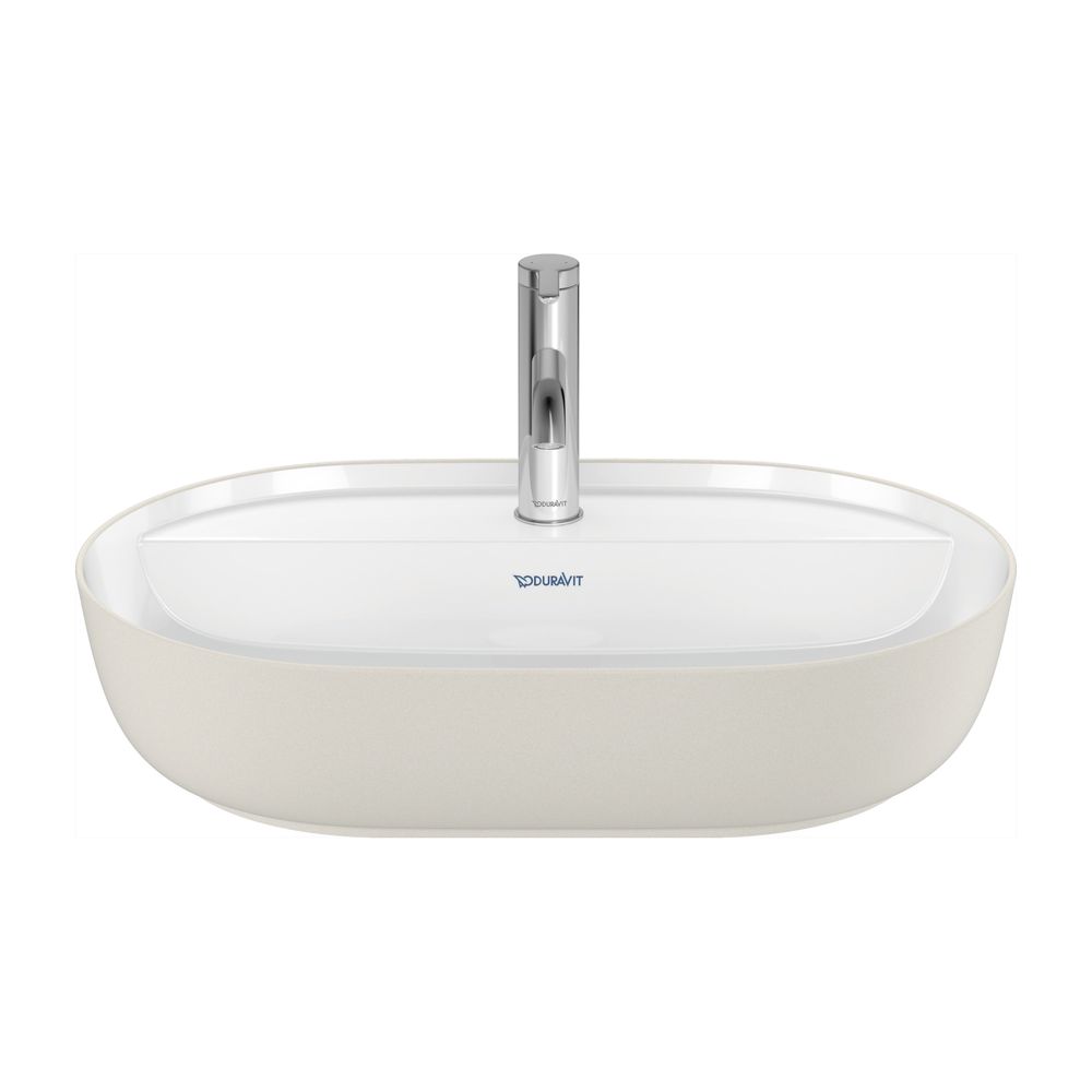 Duravit Luv Aufsatzbecken 600mm Weiß Hochglanz/Grau Seidenmatt WonderGliss DuraCer... DURAVIT-03806023001 4053424442402 (Abb. 2)