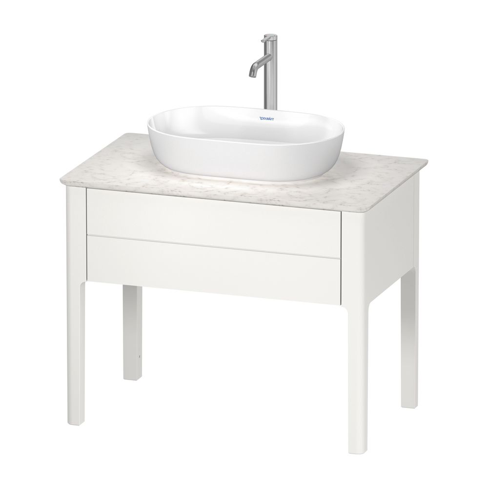 Duravit Luv Aufsatzbecken 600mm, Weiß Hochglanz/Seidenmatt, DuraCeram, Oval, ohne Ü... DURAVIT-0379602600 4053424442358 (Abb. 4)