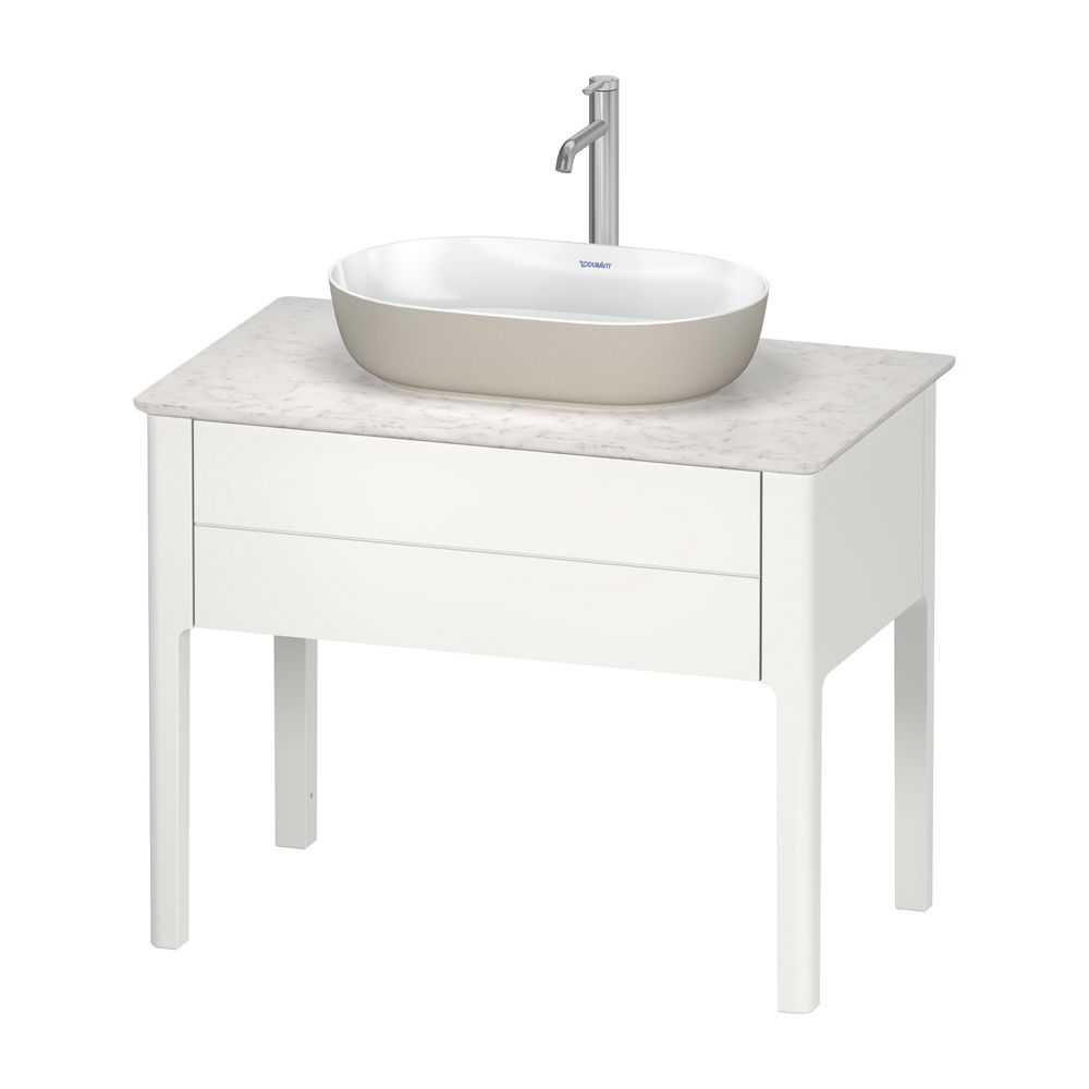 Duravit Luv Aufsatzbecken 600mm Weiß Hochglanz/Grau Seidenmatt, WonderGliss, DuraC... DURAVIT-03796023001 4053424442341 (Abb. 5)