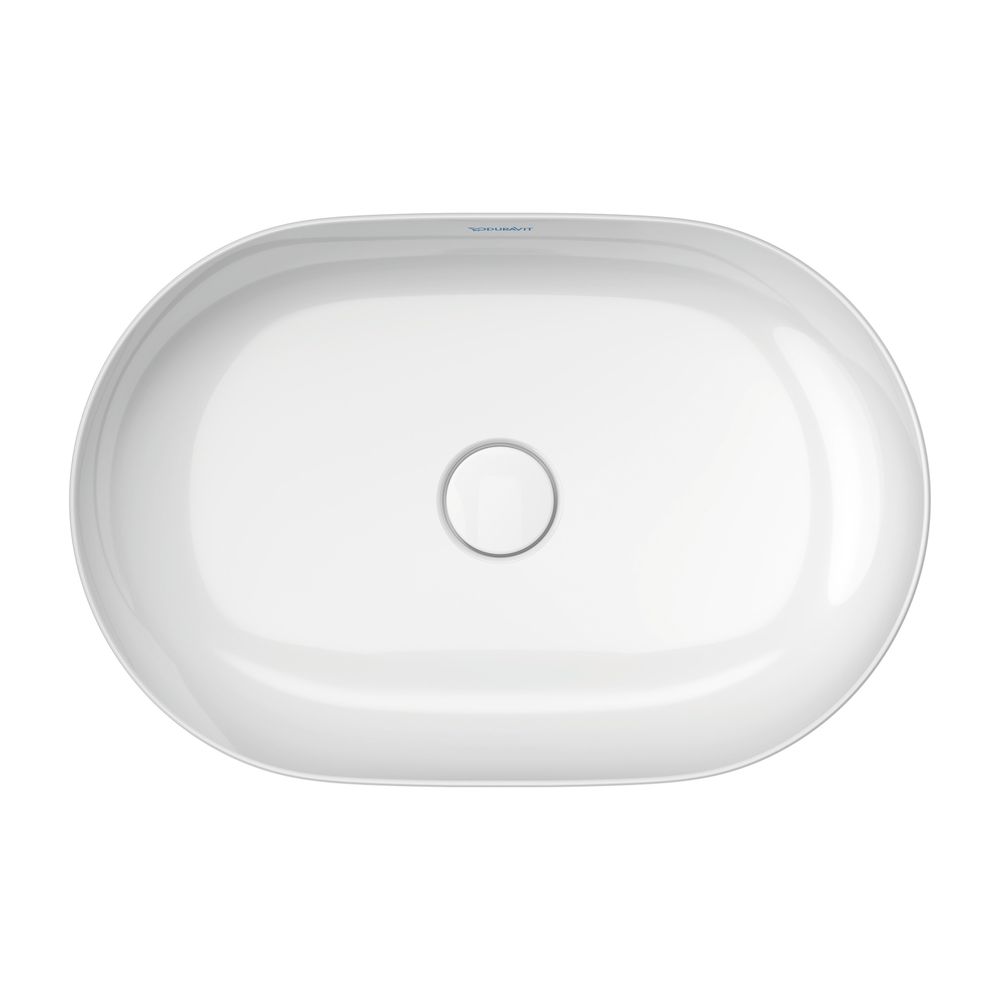 Duravit Luv Aufsatzbecken 600mm, Weiß Hochglanz, WonderGliss, DuraCeram, Oval, oh... DURAVIT-03796000001 4053424177151 (Abb. 26)