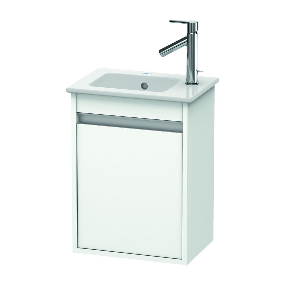 Duravit Ketho Waschtischunterbau wandh. 285x400x550mm, L, Mattweiß, Griffleiste Si... DURAVIT-KT6417L1818 4053424445526 (Abb. 2)