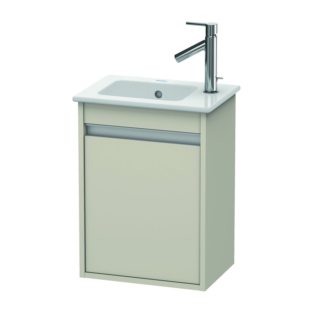 Duravit Ketho Waschtischunterbau wandh. 285x400x550mm, L, Taupe Matt, Griffleiste ... DURAVIT-KT6417L9191 4053424449609 (Abb. 2)